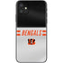 NFL Cincinnati Bengals White Striped iPhone 11 Skin
